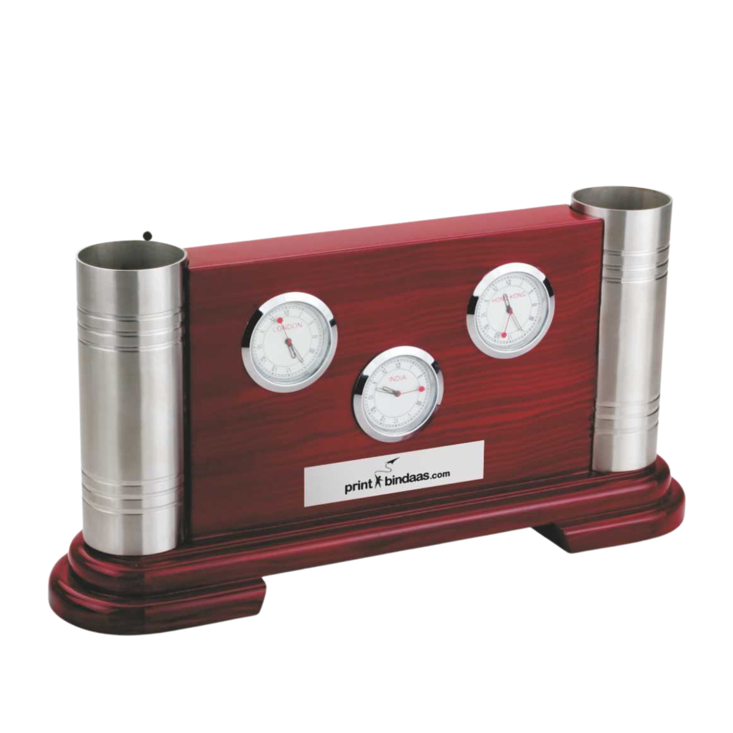 World Time Desk Clock With Pen Stand World Time - 10