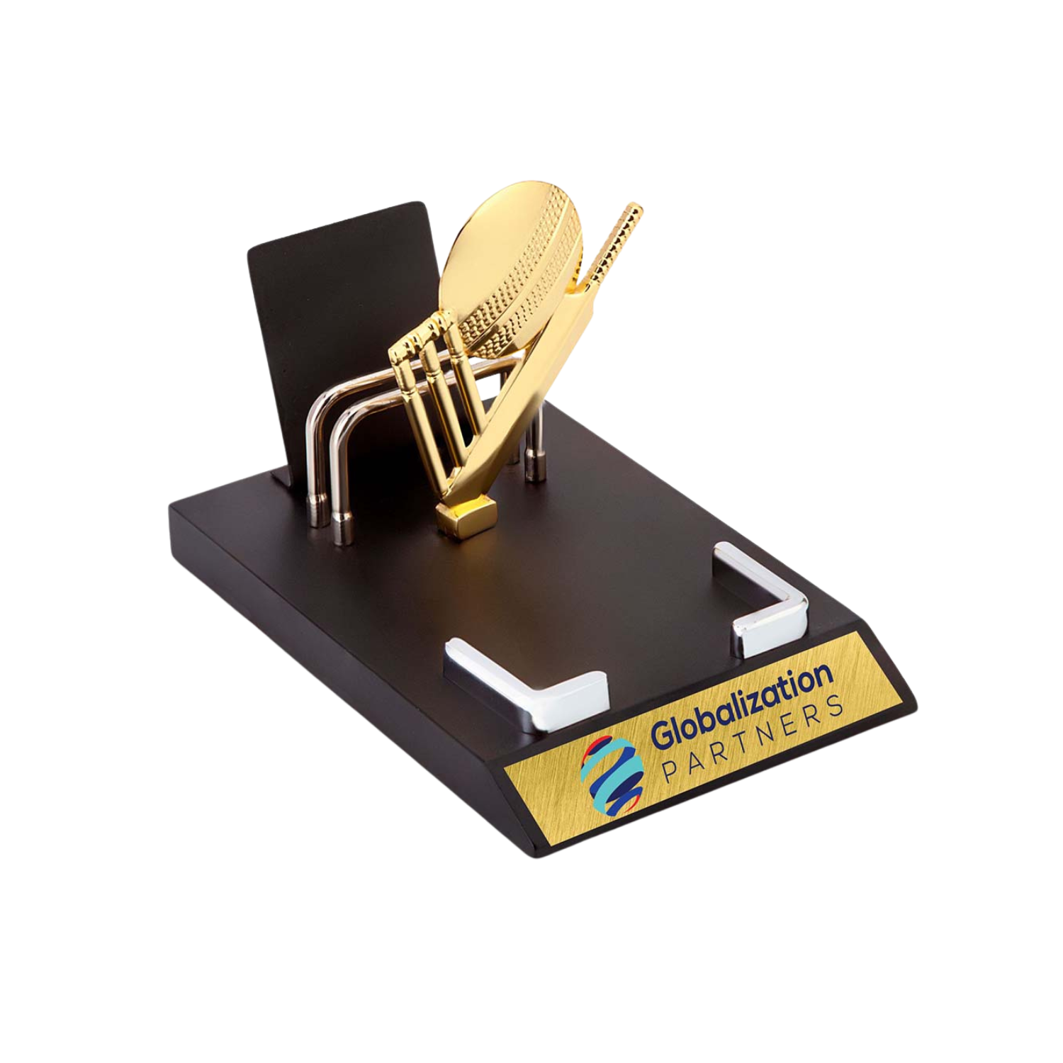 Golden Cricket Desktop Holder BTC - 4316