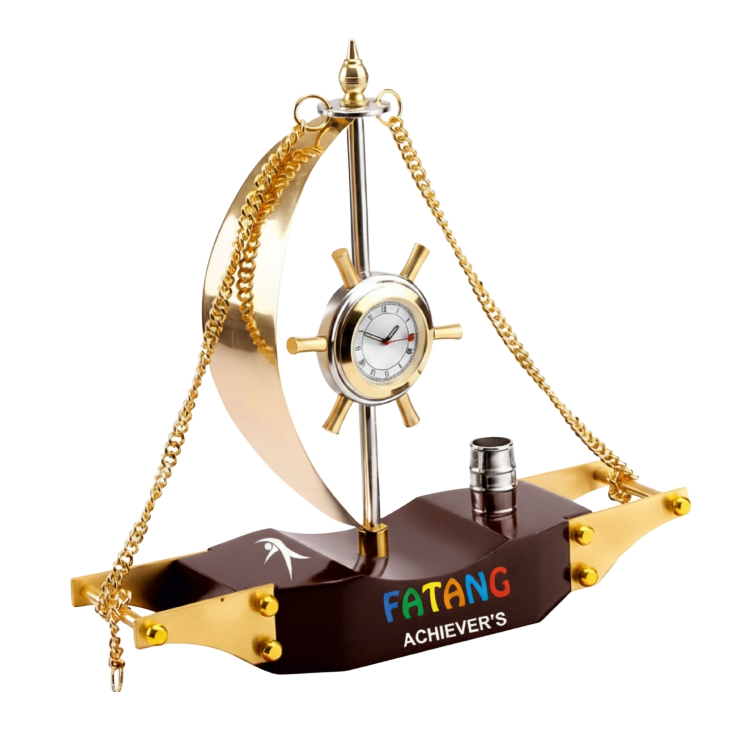 Ship Desktop With Clock & Pen Stand BTC - 144