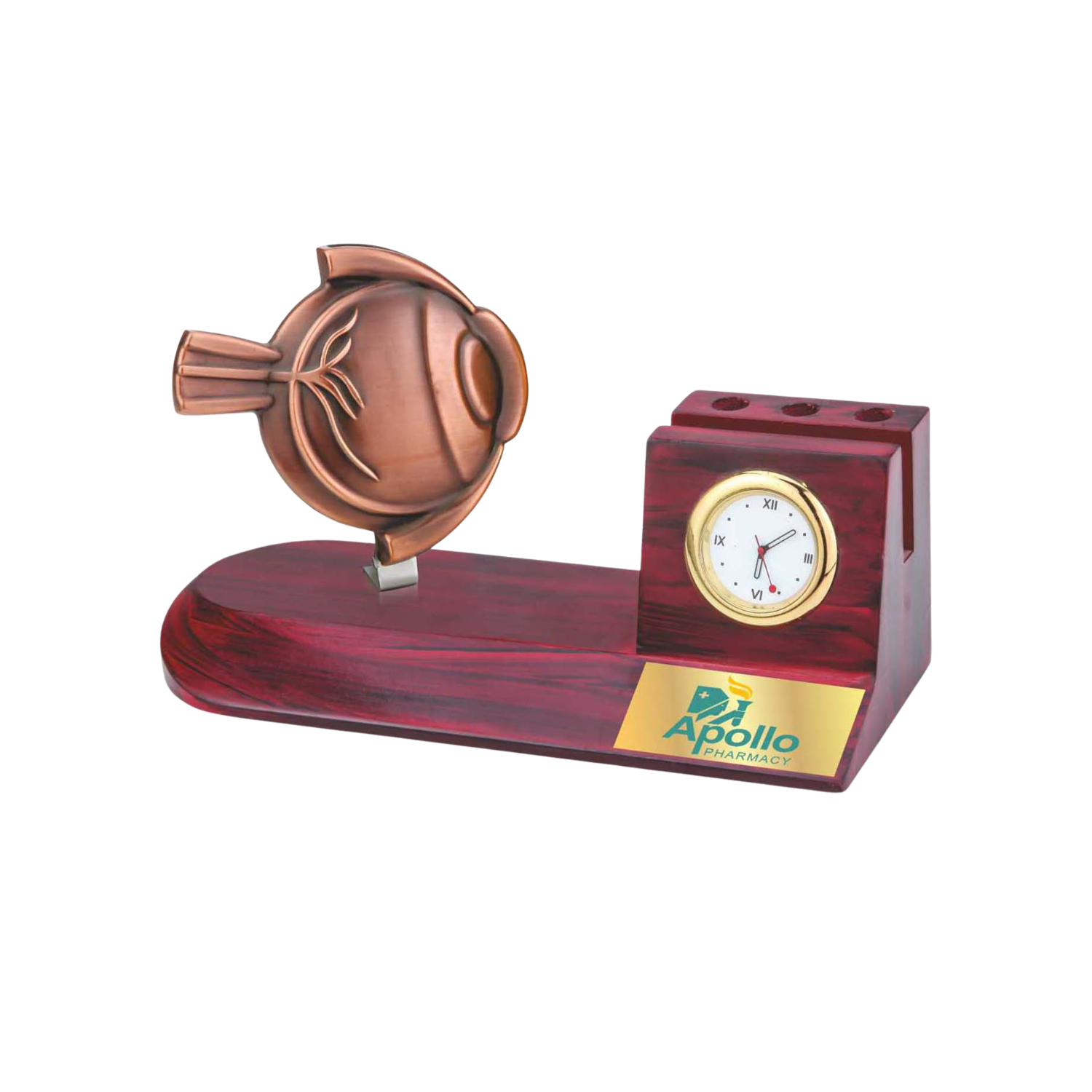 Eye Theme Wooden Desk Set