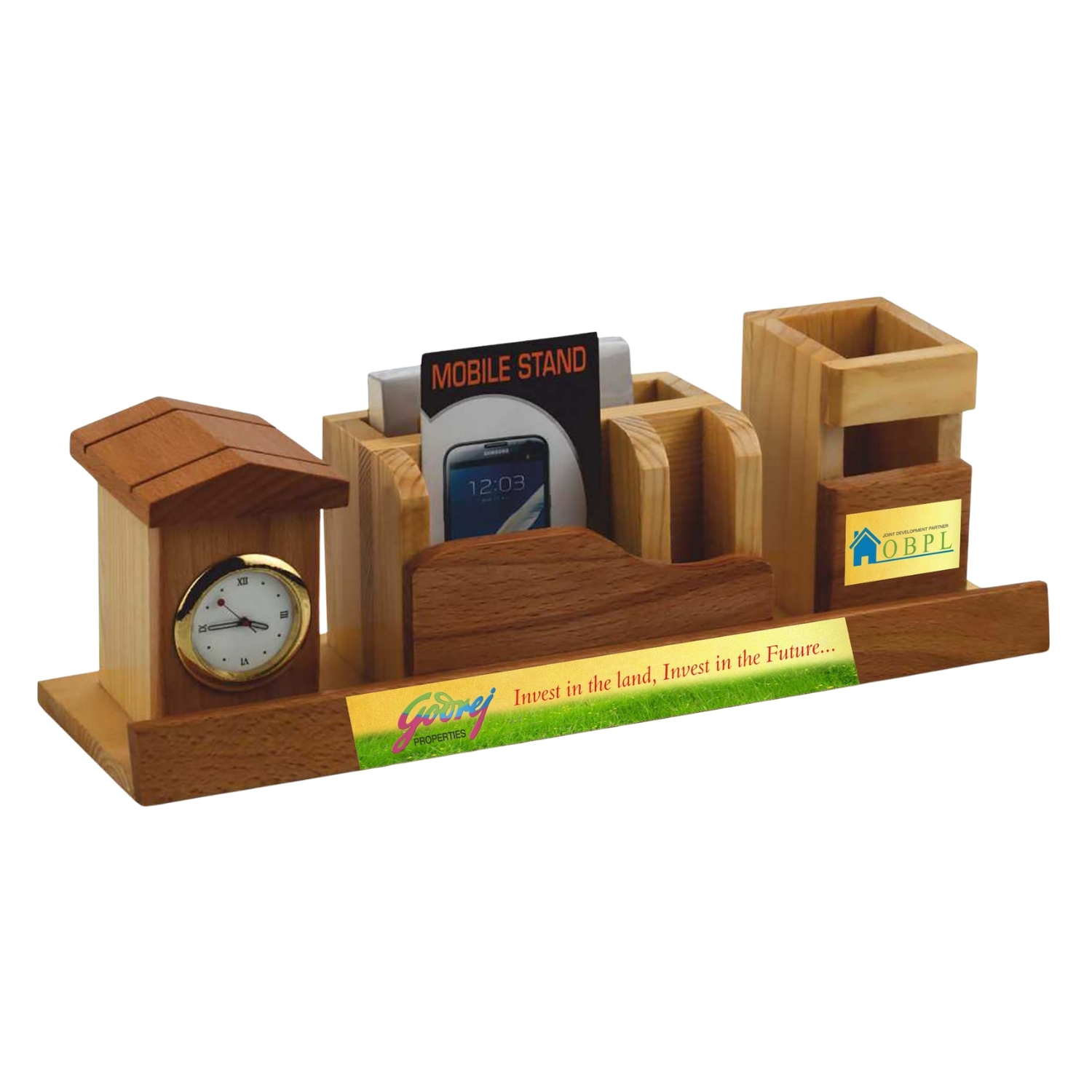 Multi-Section Wooden Desk Set BTC - 4199