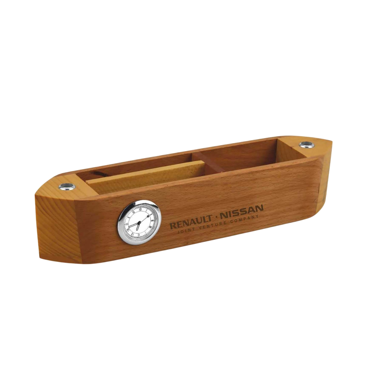Boat Shape Wooden Desk Holder BTC - 4200