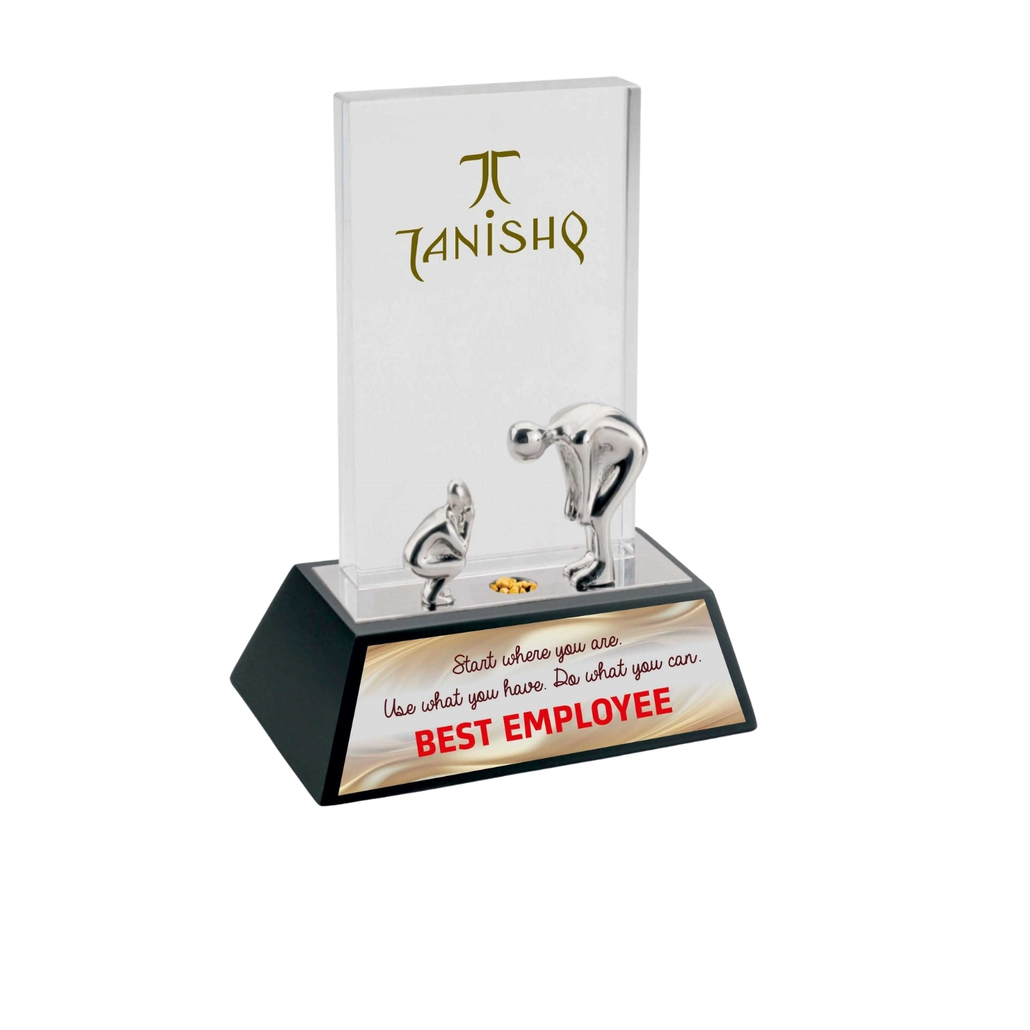A Mentor Bends To Guide Trophy TRO - 2236