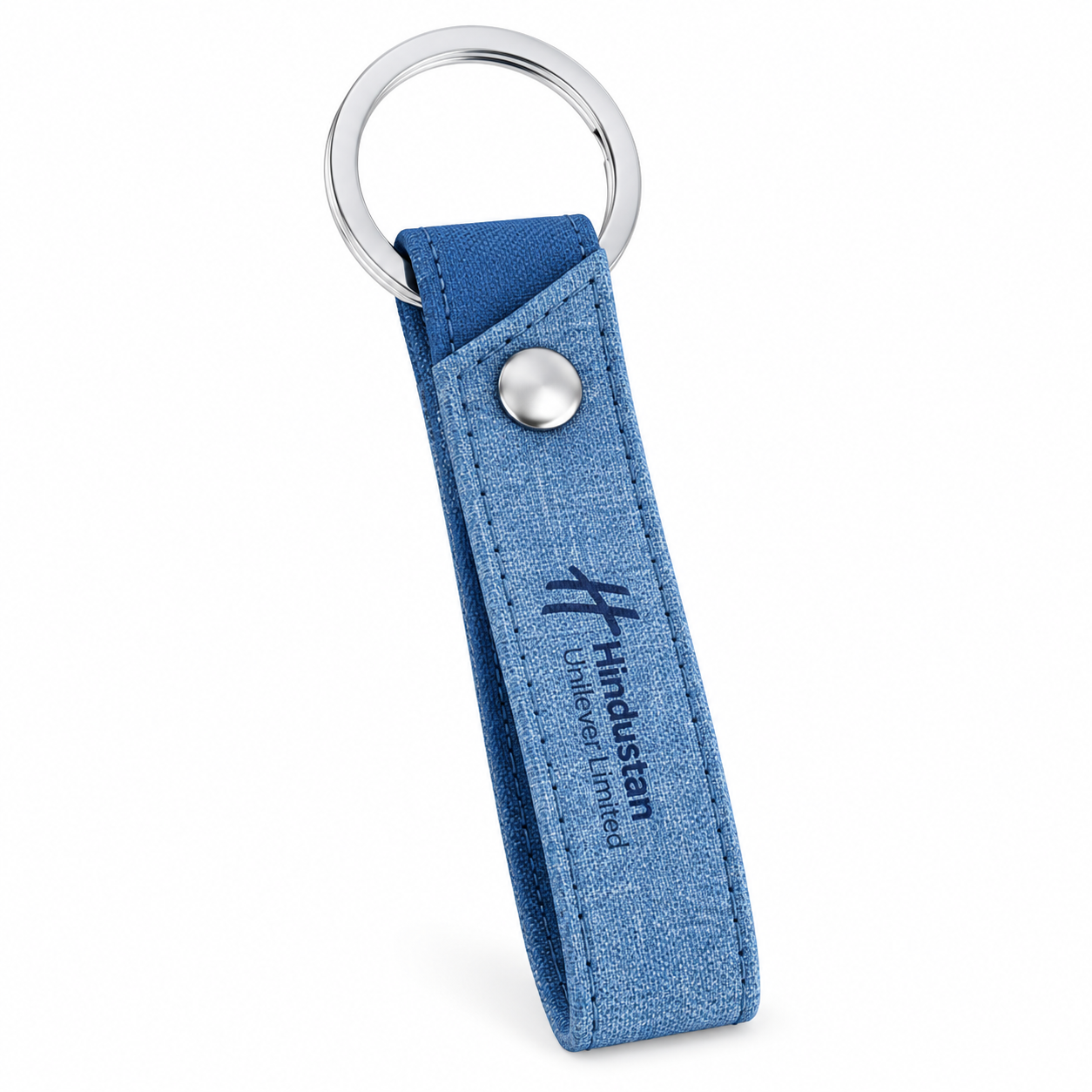 2×1- Blue DenimLoop Keychain 