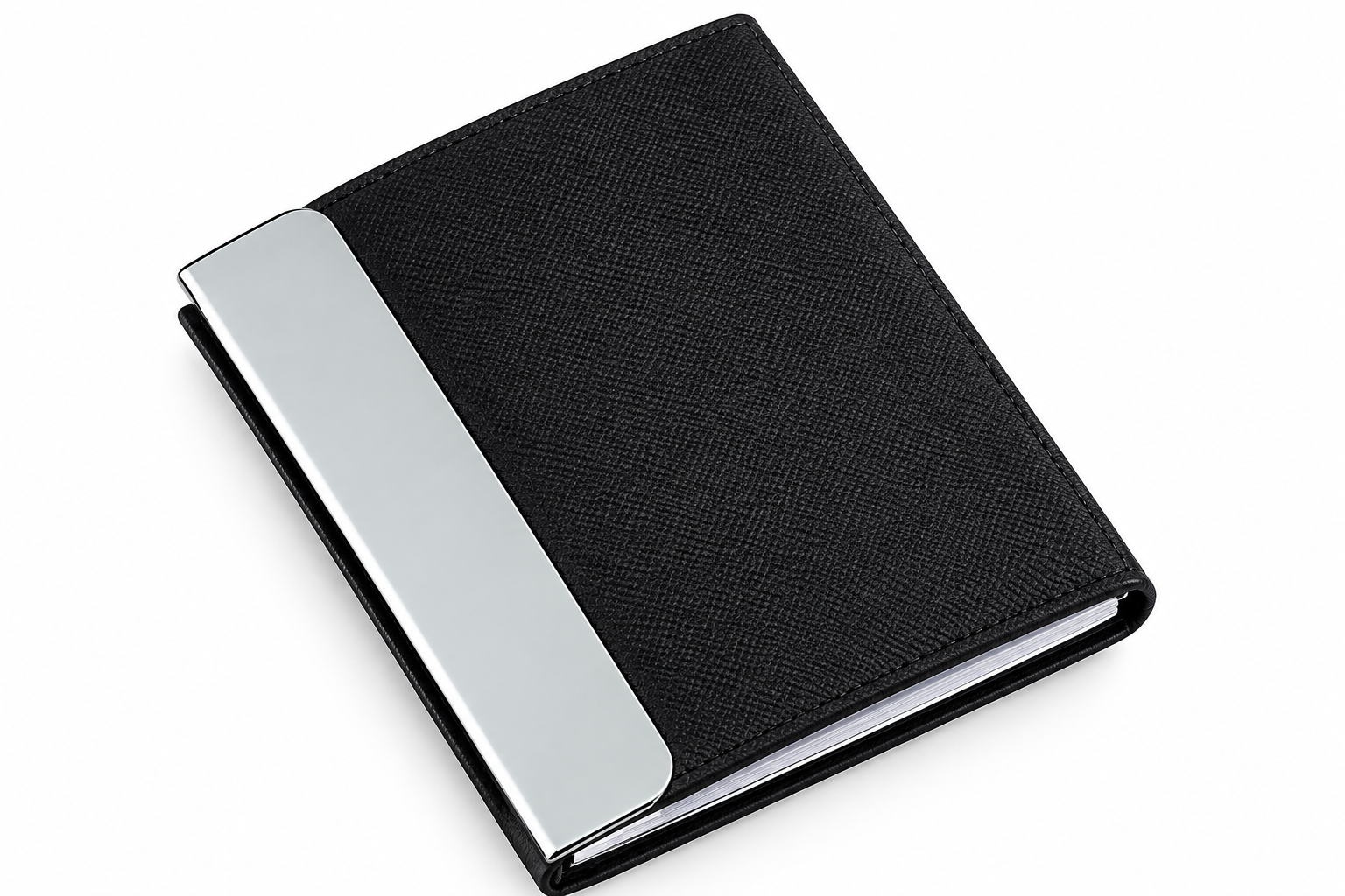Sterling Edge Card Holder – Black