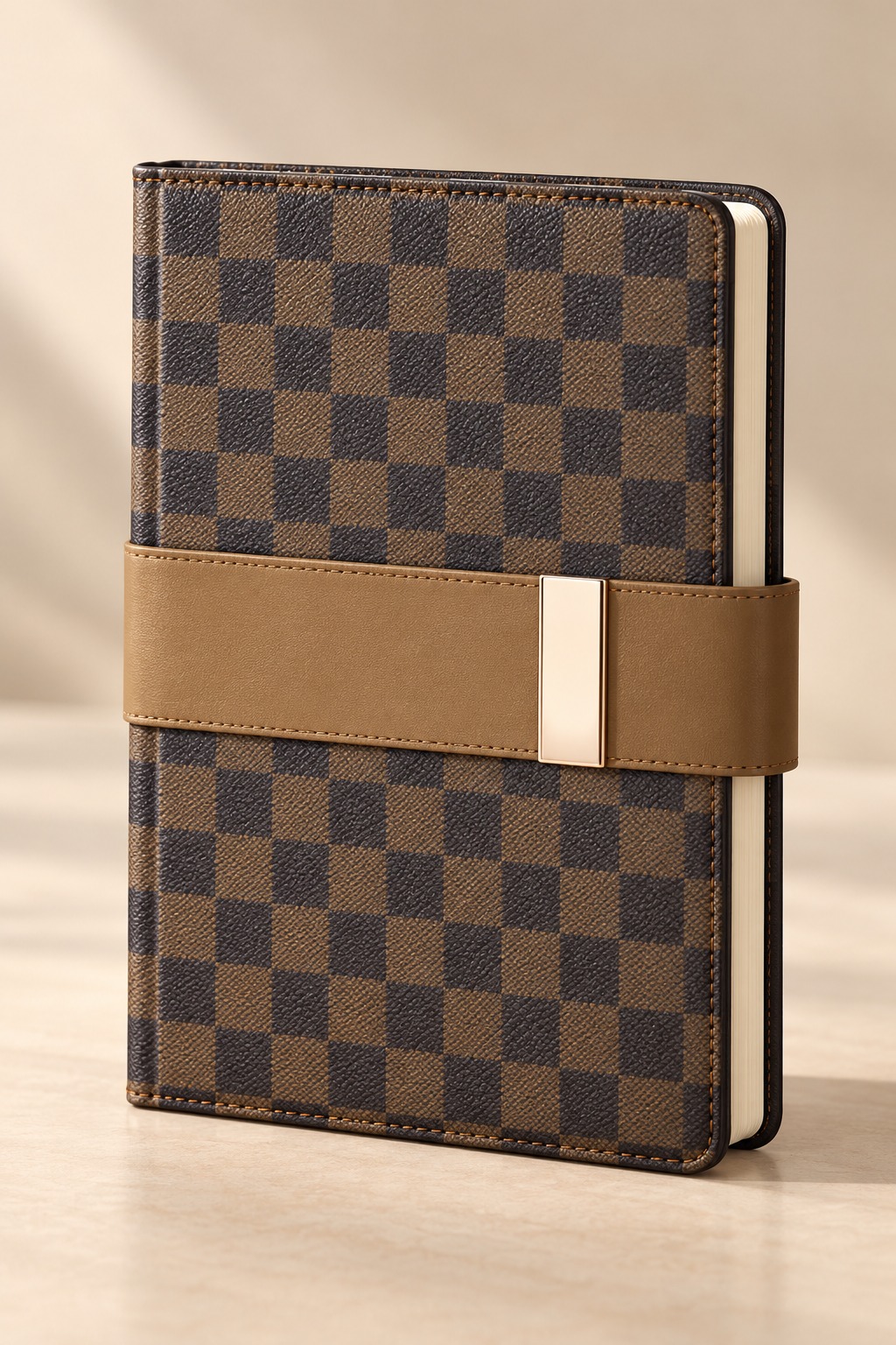  Premium Checkered Notebook
