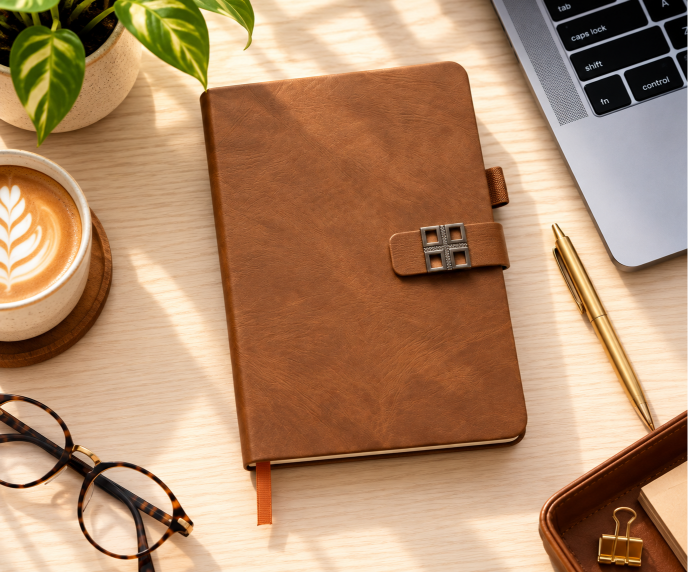 GE-802 Executive Fitting-Box Notebook