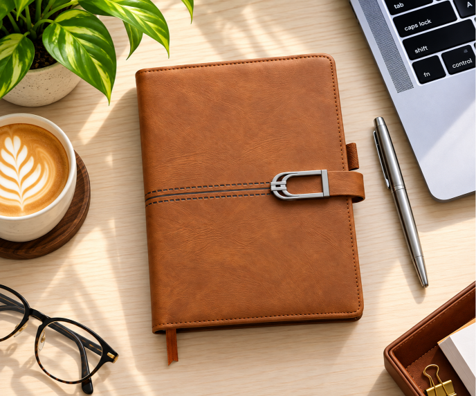 GE-803 Classic Lock Notebook
