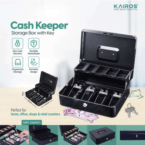 Cash Keeper – Storage Box with Key