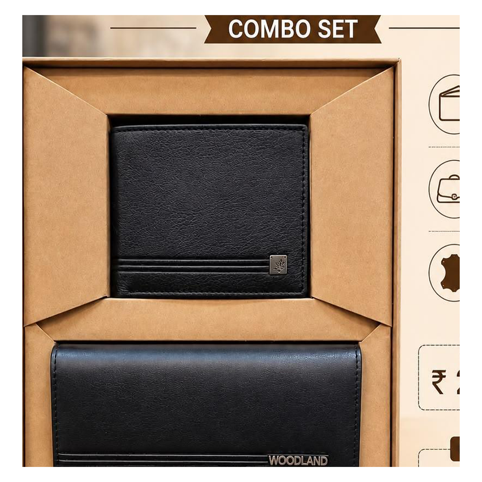 Men's Wallet & Women Clutcher Combo Set