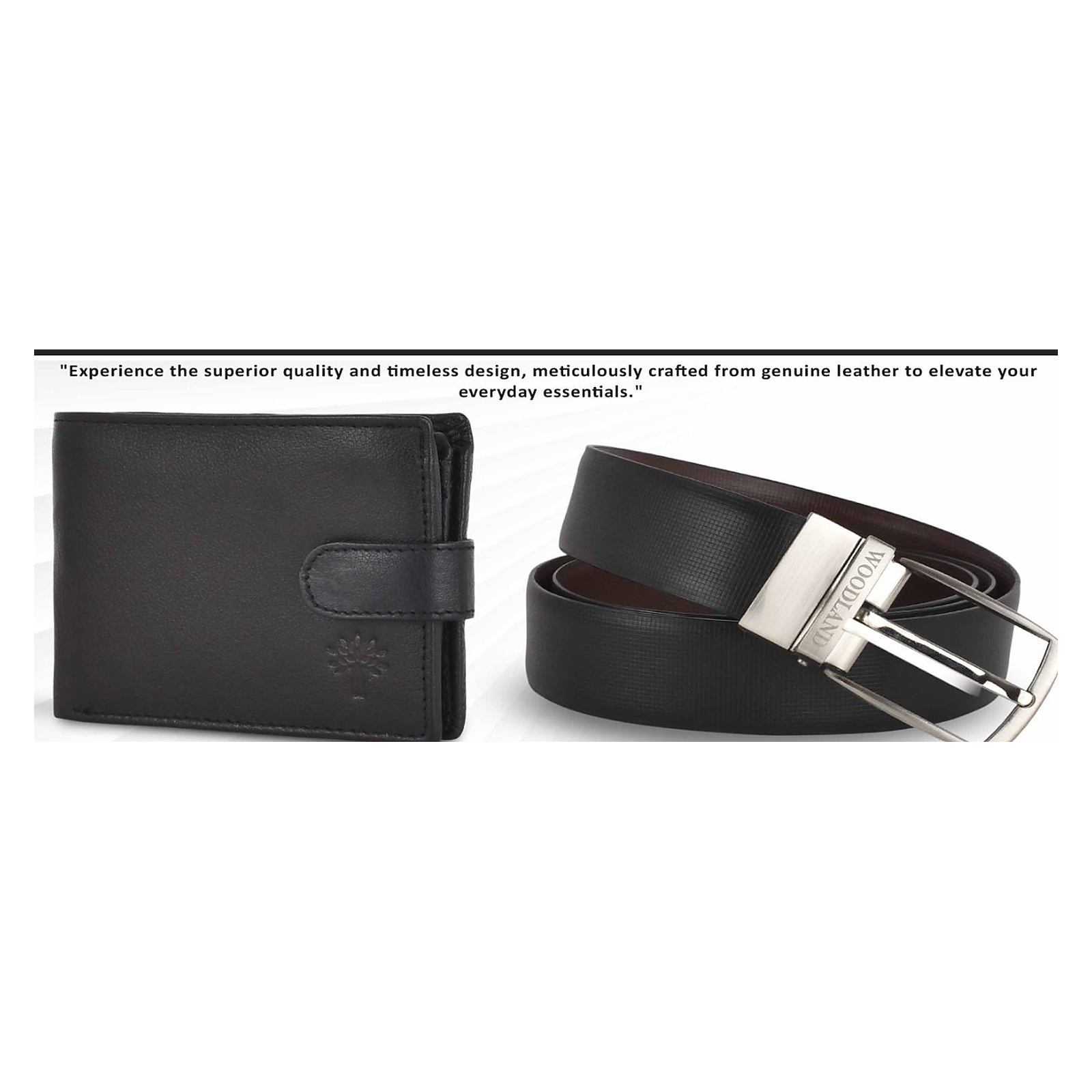 Men's Wallet & Belt Combo Set