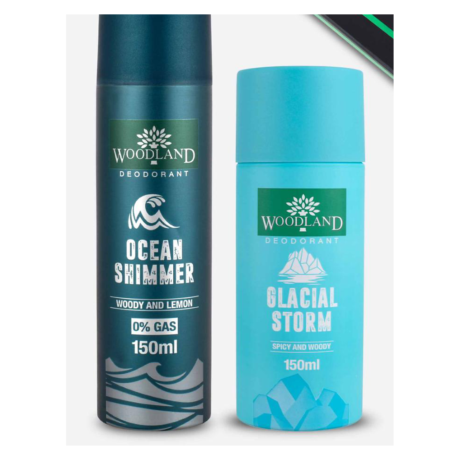 Woodland Combo Set – 2 × Deodorant 150ml