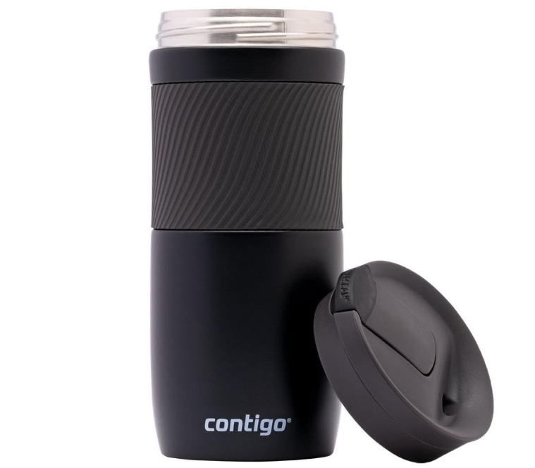 Contigo Byron Snapseal Travel Mug - Premium Stainless Steel Insulated Coffee Mug with Leakproof Lid, 470 ml Thermal Vacuum Flask for Hot & Cold Beverages view 3