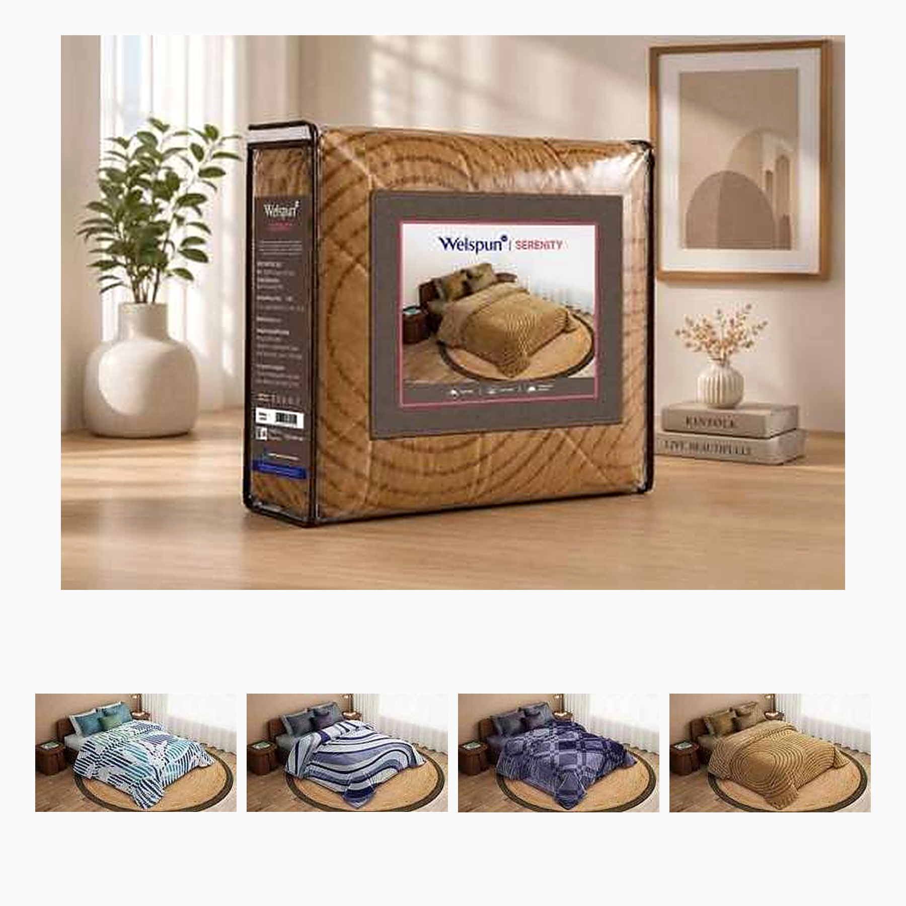 SERENITY DOUBLE BED BLANKET 2 PLY - 4 KG