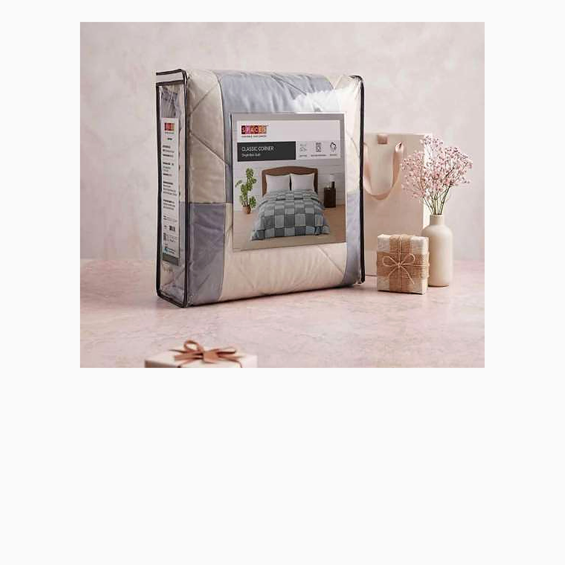 CLASSIC CORNER DOUBLE BED QUILT