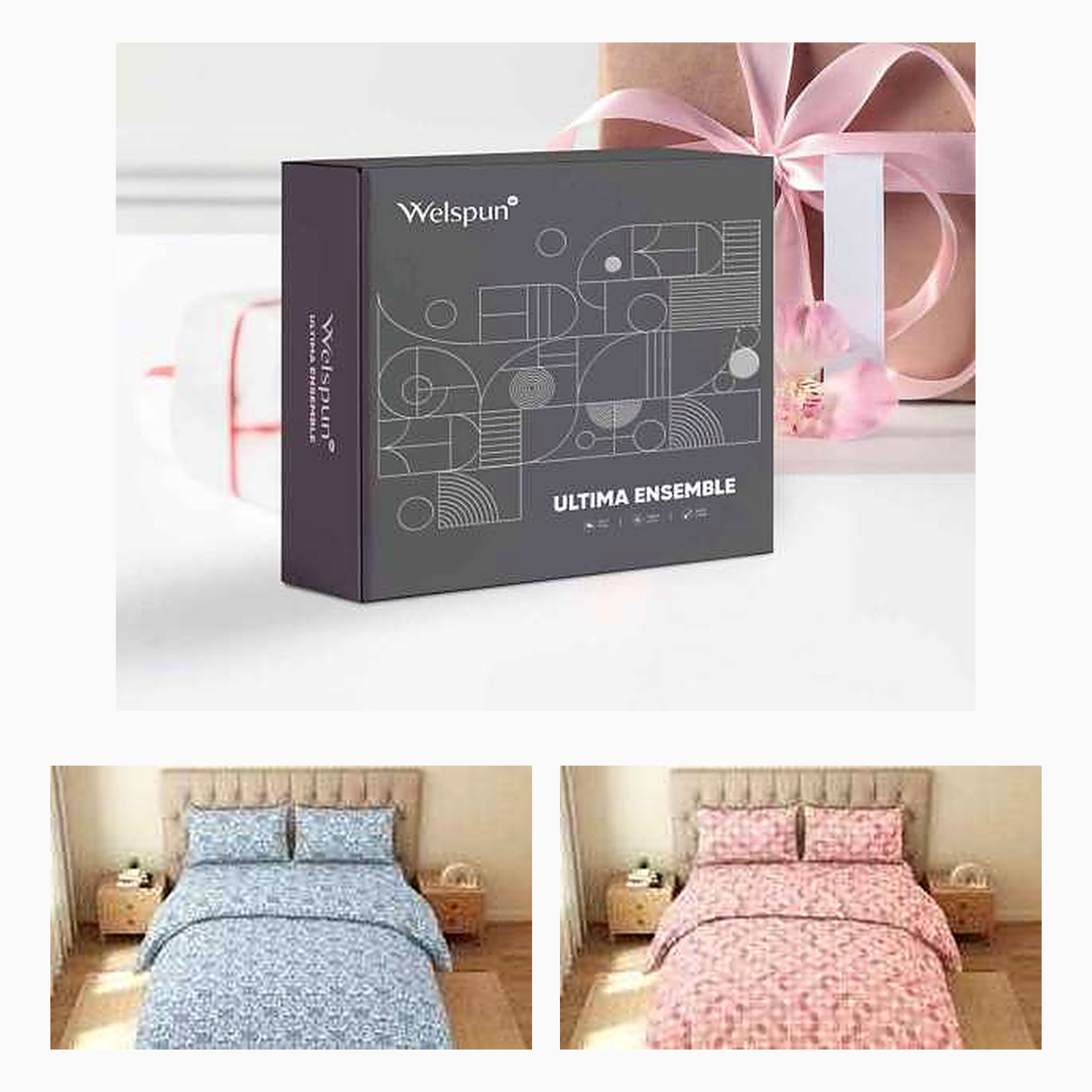 ULTIMA ENSEMBLE - DOUBLE DOHAR & BEDSHEET SET
