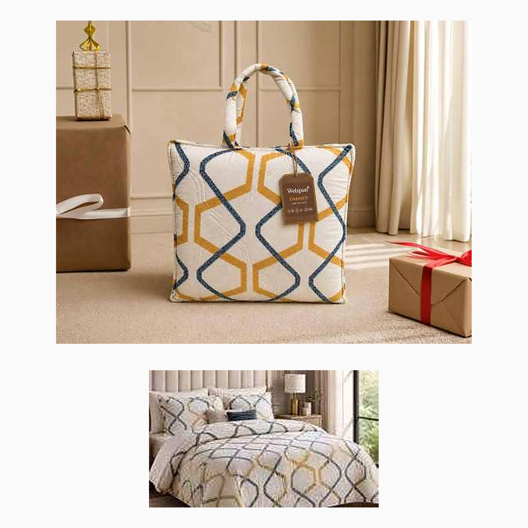EMBRACE DOUBLE BED REVERSIBLE COMFORTER