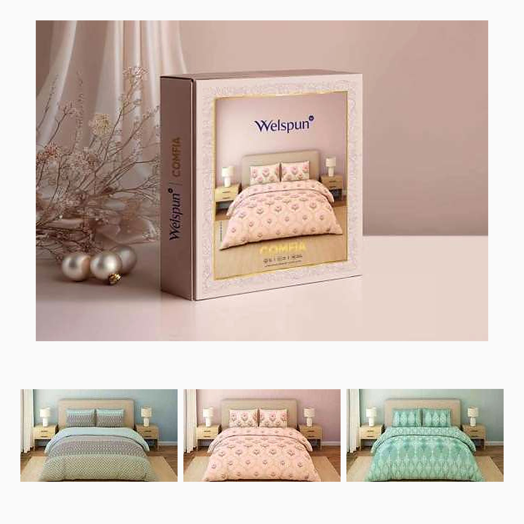 COMFIA LARGE SIZE DOUBLE BEDSHEET SET