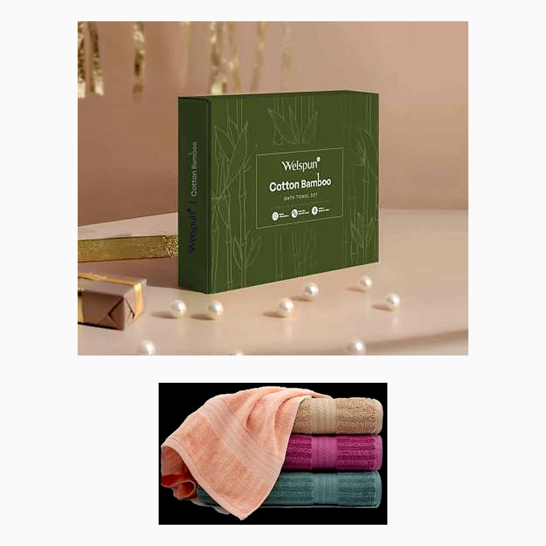 COTTON BAMBOO BATH TOWEL