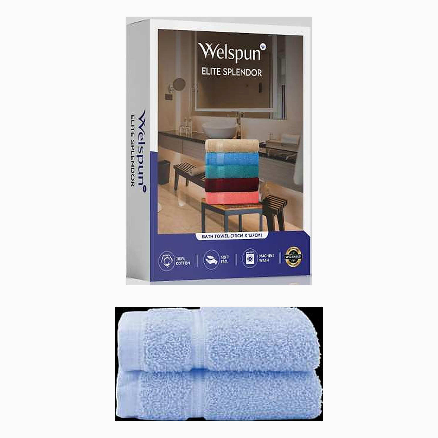 ELITE SPLENDOR HAND TOWEL SET OF 2