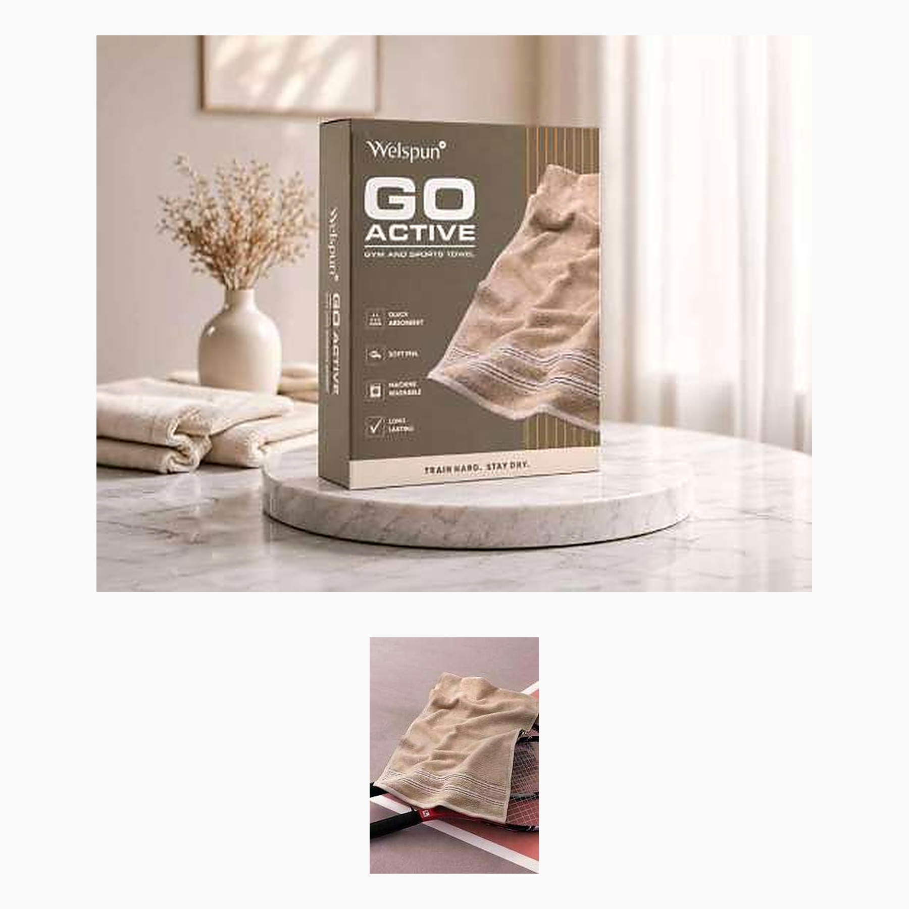 GO ACTIVE GYM TOWEL