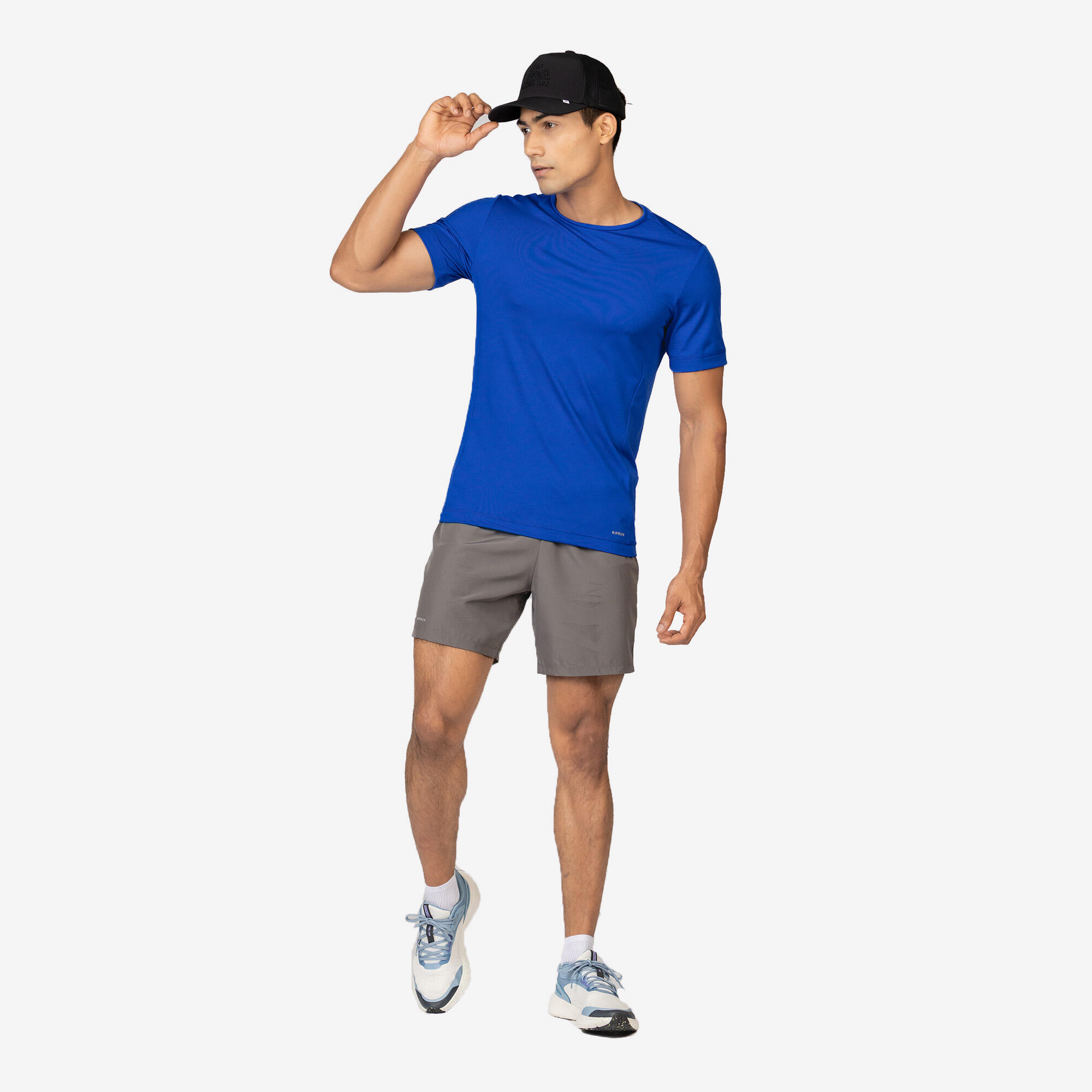 Decathlon Kiprun 100 Dry Men's Running Breathable T-shirt - Blue