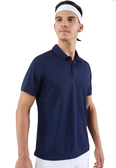Decathlon Tennis T-shirt Polo Dry 100 Navy Blue