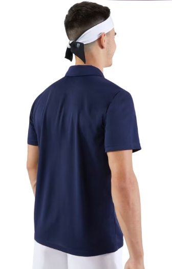 Decathlon Tennis T-shirt Polo Dry 100 Navy Blue view 2