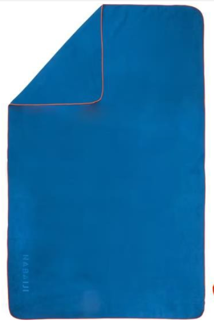 Decathlon Microfiber Towel Size S 39 X 55 CM Dark Blue