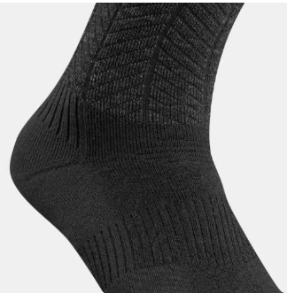 Decathlon Warm hiking socks - MH500 - Black view 2