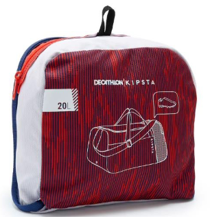 Decathlon Football Duffle Bag 20L - Blue / Red view 2