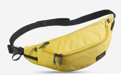 Decathlon Travel Waist Bag 2L Yellow view 2