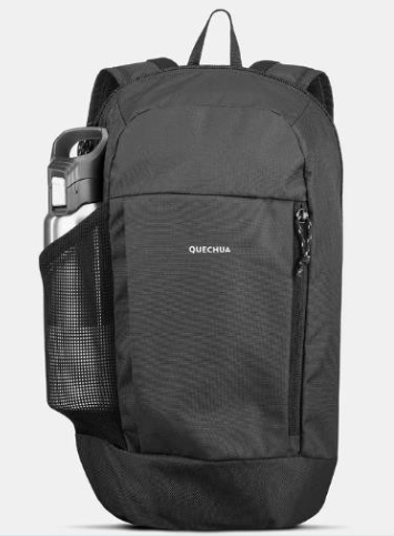 Decathlon 10 L Hiking Backpack, Arpenaz NH100 - Black