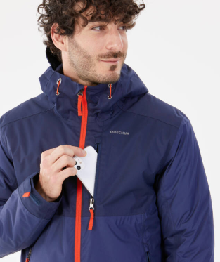Decathlon Men’s hiking waterproof winter jacket - SH500 -10°C view 2