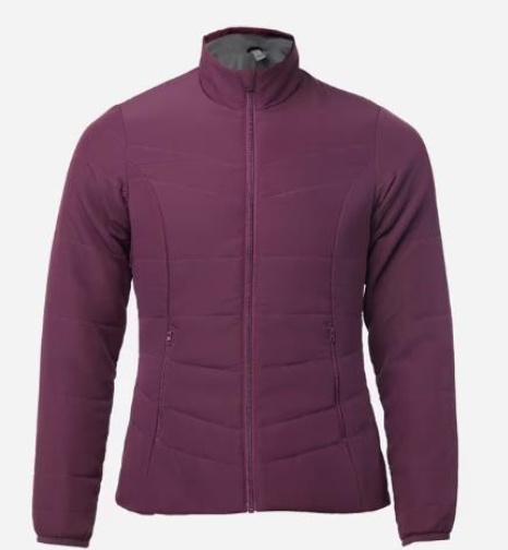 Decathlon Women Puffer Jacket for Trekking - MT50 Purple