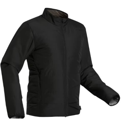 Decathlon Men Puffer Jacket for Trekking - MT50 Black view 2