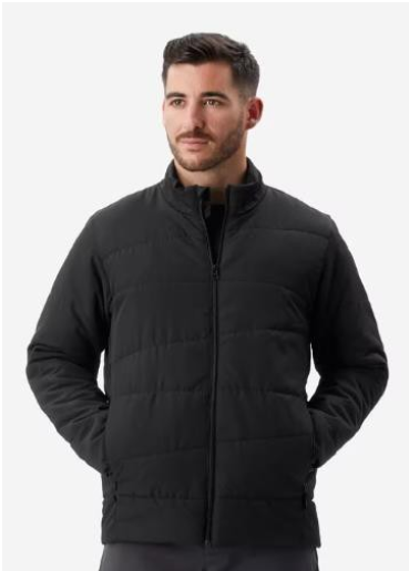 Decathlon Men Puffer Jacket for Trekking - MT50 Black