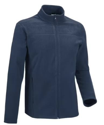 Decathlon Men's Cardio Fitness Tracksuit Jacket FJA 100 - Asphalt Blue view 2