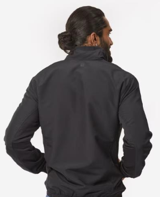 Decathlon Men Tracksuit Jacket Polyester - Black view 2
