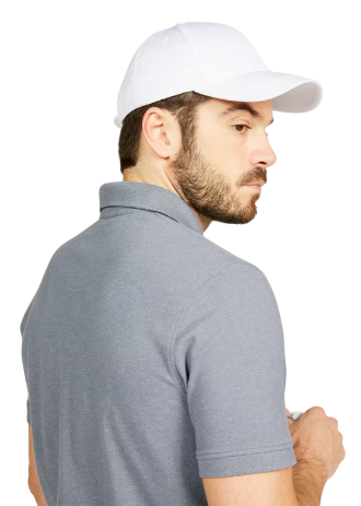 Decathlon Men's Golf Short-sleeved Polo T- Shirt MW500 Dark Grey view 2