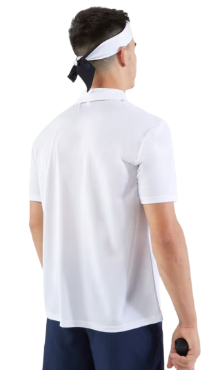 Decathlon Men Tennis Short Sleeved Polo Shirt Dry 100 White view 2