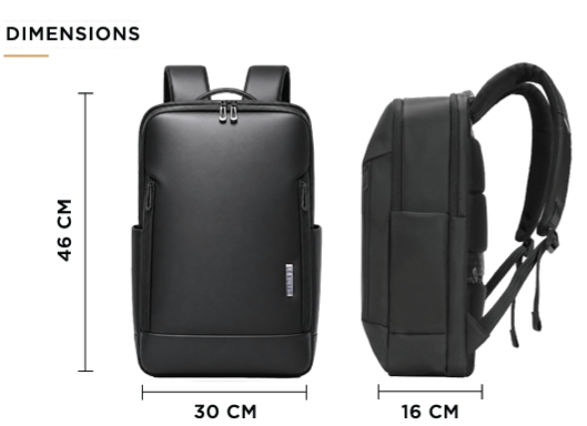 AXEN — Premium 35L Business Backpack view 2