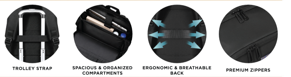 VAYRO — Premium 30L Travel & Laptop Backpack view 3