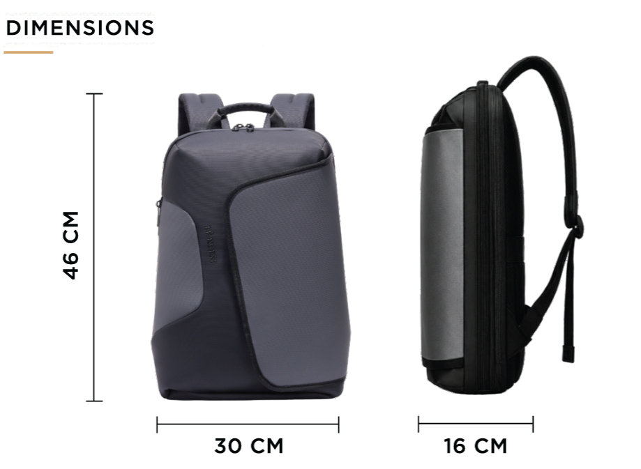 ZENOX — Premium 30L Laptop Backpack view 2
