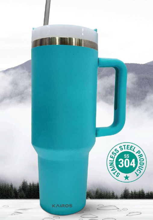 Sip Grip -1200ML – Stainless Steel Flask with Straw and Handle