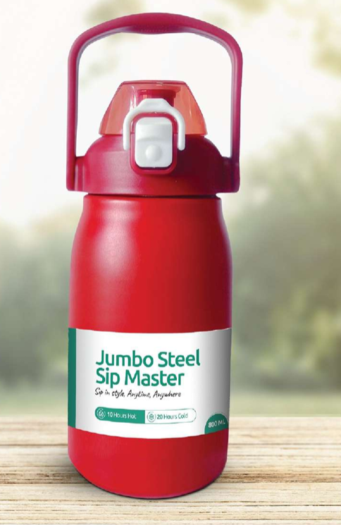 Jumbo Steel Sip Master 800ML