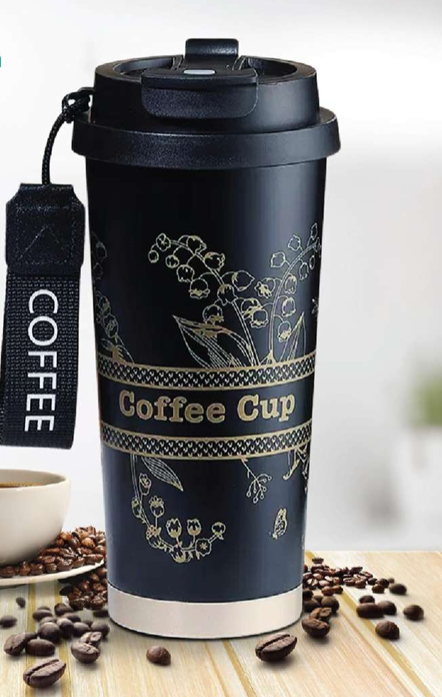 Flora Tumbler – Insulated Coffee Cup 500ML