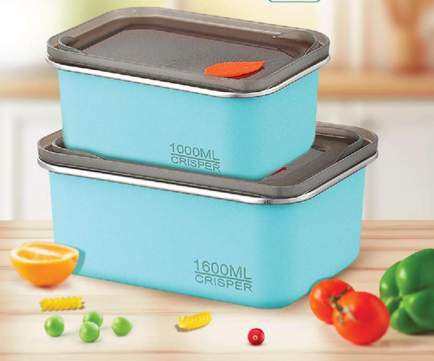 Fresh Guard Duo – Stainless Steel Container Set of 2