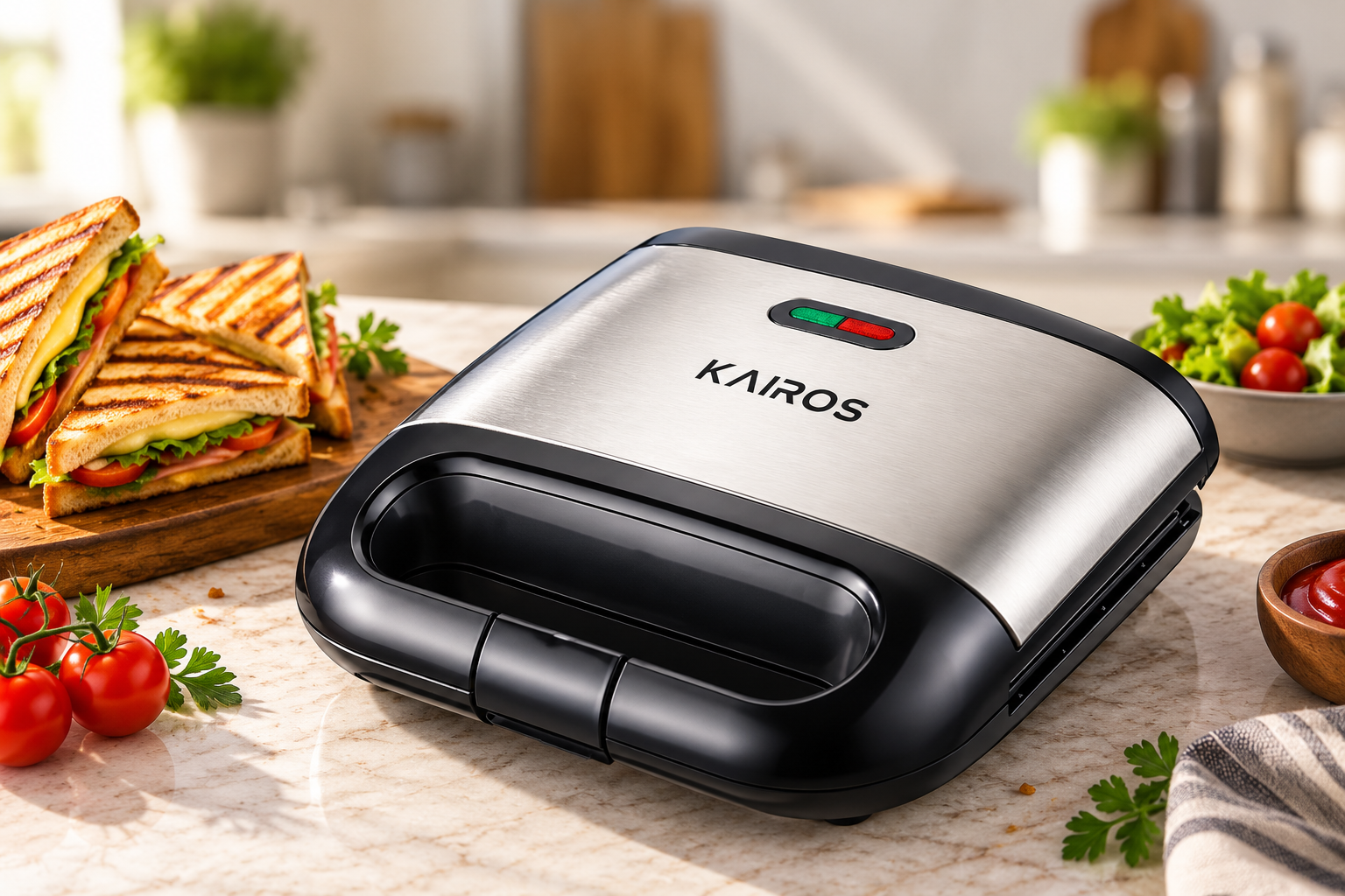 KAIROS Sandwich Grill Master – Electric Sandwich Maker