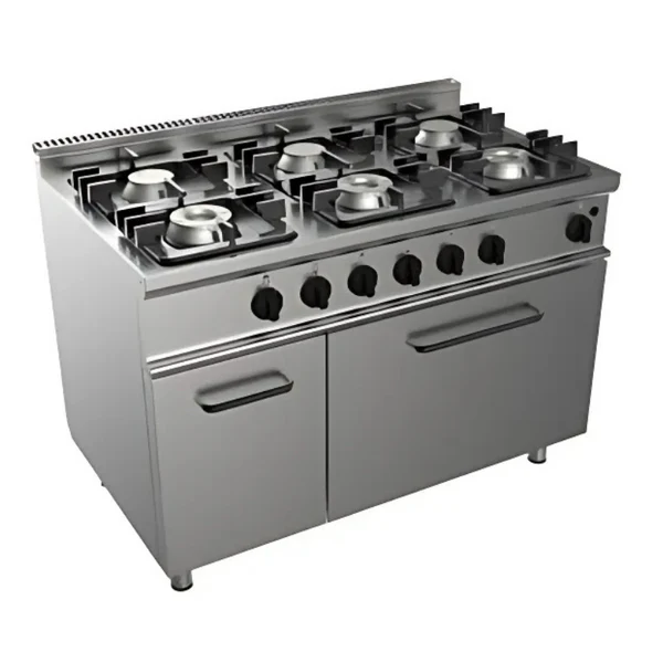 Gas Stove With Oven -70cm -6 Burners